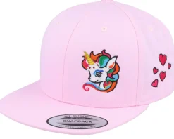 Kids Glorious Unicorn Pink Snapback - Unicorns
