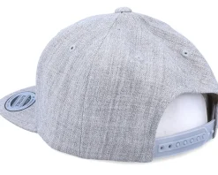 Kids Goofy Smile Heather Grey Snapback - Kiddo Cap