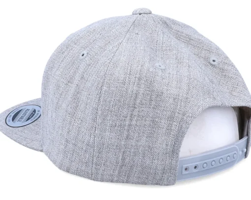 Kids Goofy Smile Heather Grey Snapback - Kiddo Cap