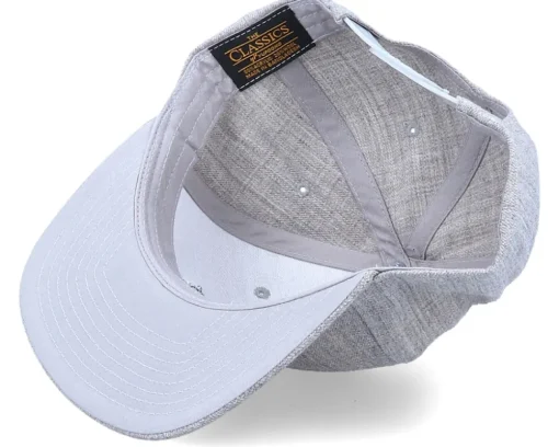 Kids Goofy Smile Heather Grey Snapback - Kiddo Cap