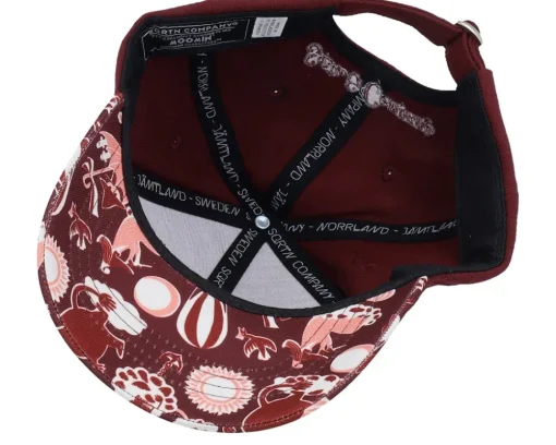 Kids Great Norrland Hooked Moomin Burgundy - SQRTN