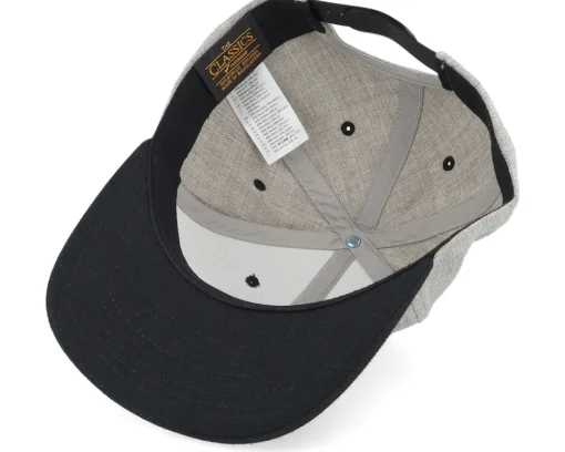 Kids Grisjävel Heather Grey/Black Snapback - Skillfish