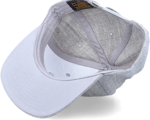 Kids Grumpy Monkey Heather Grey Snapback - Kiddo Cap