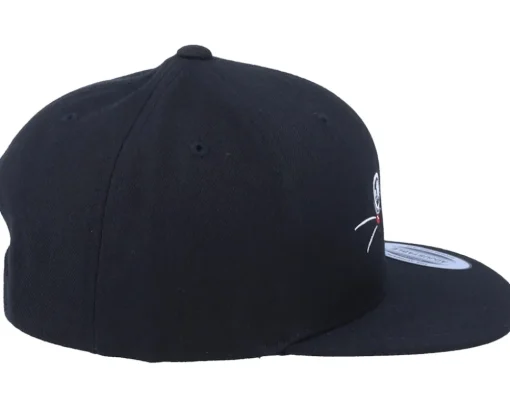 Kids Happy Eyes Black Snapback - Kiddo Cap