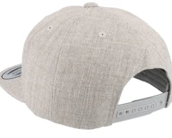 Kids Heather Grey Snapback - Yupoong
