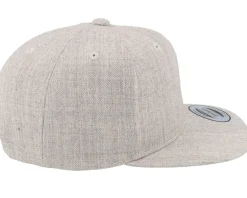 Kids Heather Grey Snapback - Yupoong