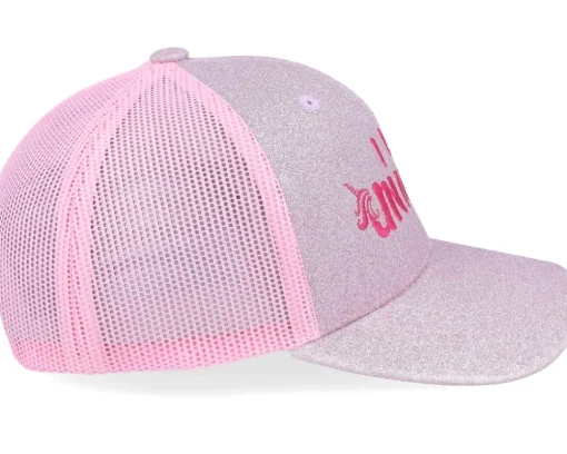 Kids I Love Unicorns Pink Glitter/Pink Trucker - Unicorns