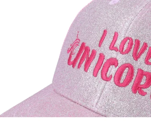Kids I Love Unicorns Pink Glitter/Pink Trucker - Unicorns