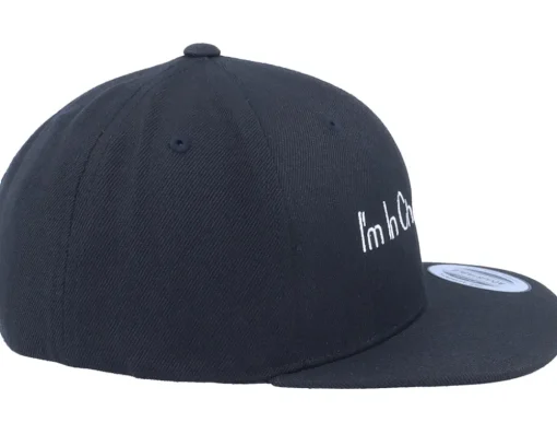 Kids I'm In Charge Now Black Snapback - Kiddo Cap