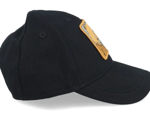 Kids Infant Smiling Teddy Black Adjustable - Kiddo Cap