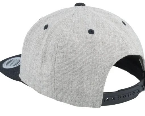 Kids Island Patch Heather Grey/Black Snapback - Wild Spirit