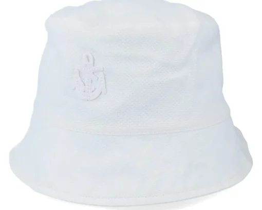 Kids Jamie Jr. Pique White Bucket - CTH Ericson