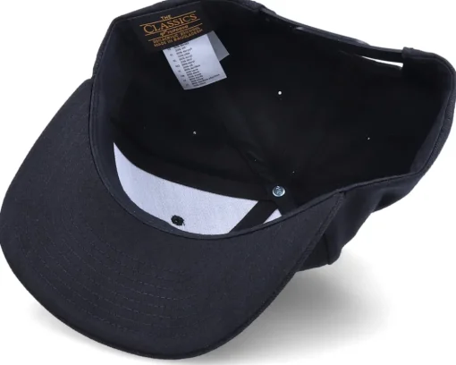 Kids Jolly Roger Pirate Black Snapback - Kiddo Cap
