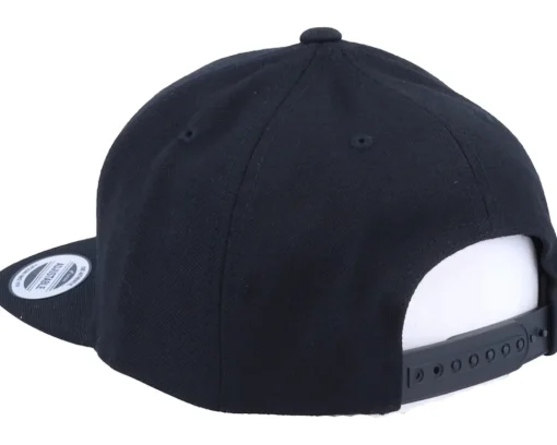 Kids K Letter 3D Black Snapback - Kiddo Cap