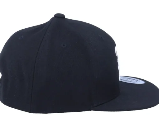 Kids K Letter 3D Black Snapback - Kiddo Cap