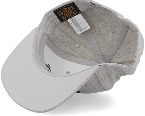 Kids King Old English 3d Heather Grey Snapback - Kiddo Cap