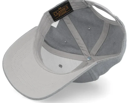 Kids L Letter 3d Heather Grey Adjustable - Kiddo Cap