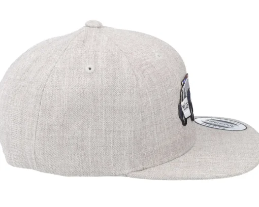 Kids La Police Car Heather Grey Snapback - Kiddo Cap