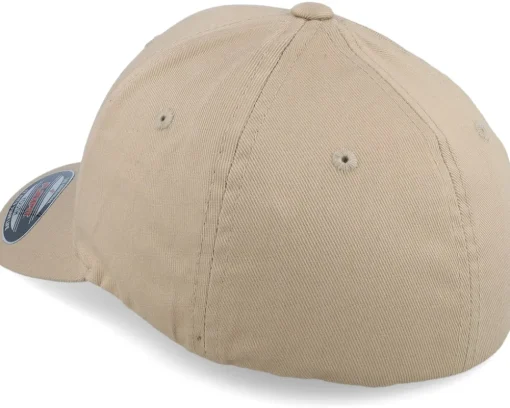 Kids Litte Fox Head Khaki Flexfit - Kiddo Cap
