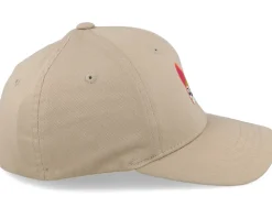 Kids Litte Fox Head Khaki Flexfit - Kiddo Cap