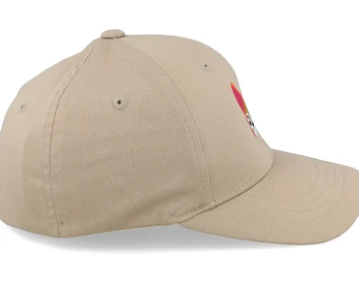 Kids Litte Fox Head Khaki Flexfit - Kiddo Cap