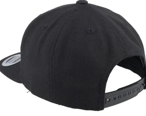 Kids Little Conqueror Black Snapback - Kiddo Cap