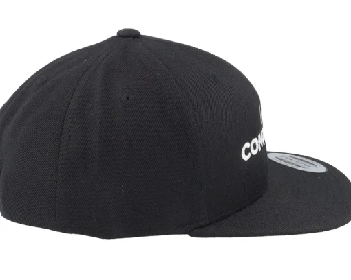 Kids Little Conqueror Black Snapback - Kiddo Cap