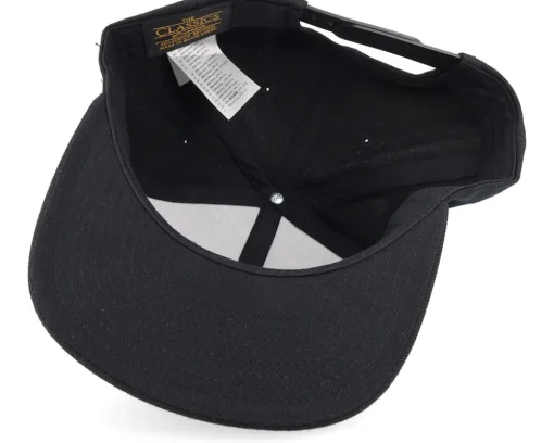 Kids Little Conqueror Black Snapback - Kiddo Cap