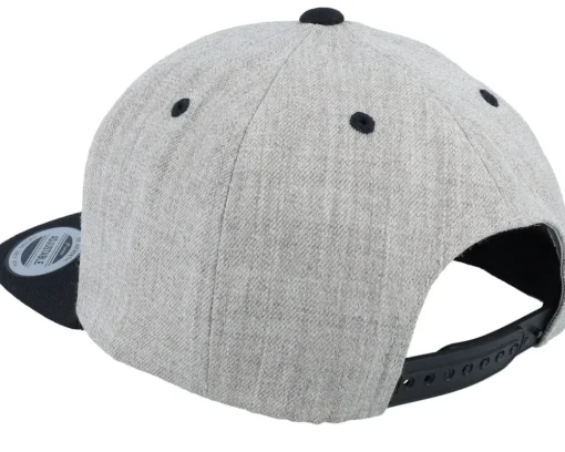 Kids Little Penguin Grey/Black Snapback - Kiddo Cap
