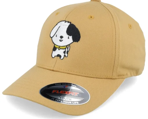 Kids Little Puppy Dog Brown Flexfit - Kiddo Cap