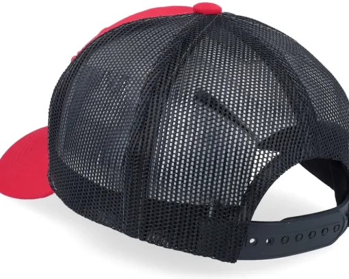 Kids Little Rockstar Scarlet/Black Trucker - Kiddo Cap