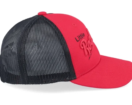 Kids Little Rockstar Scarlet/Black Trucker - Kiddo Cap