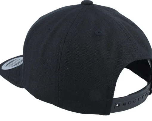 Kids Little Yellow Dinosaur Toddler Black Snapback - Kiddo Cap
