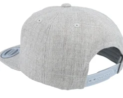 Kids Maja Engraved Patch Heather Grey Snapback - Kiddo Cap