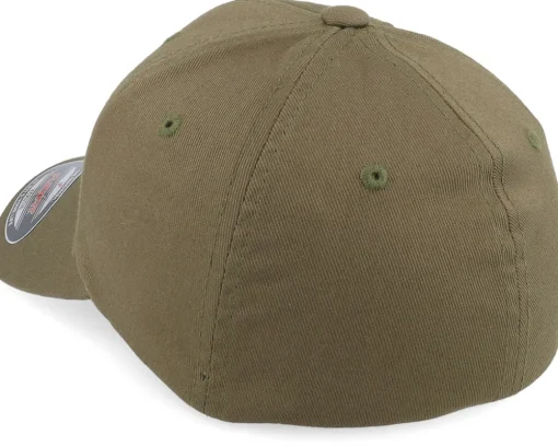 Kids Majestic Lion Olive Flexfit - Kiddo Cap