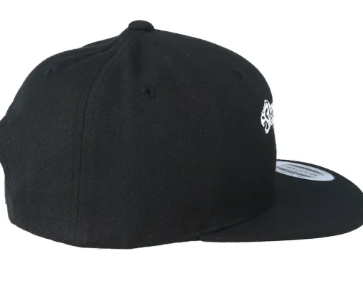 Kids Mandala T-Rex Black Snapback - Kiddo Cap