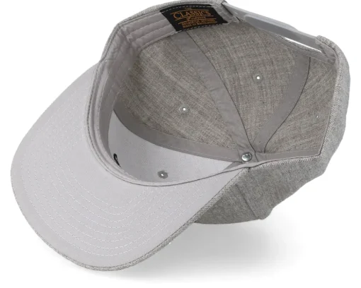 Kids Mandala T-Rex Grey Snapback - Kiddo Cap