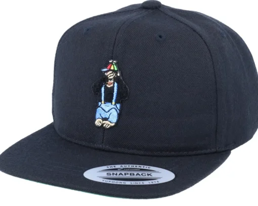 Kids Mizaru See Nothing Monkey Black Snapback - Kiddo Cap