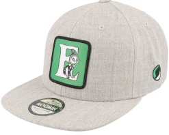 Kids Moomin Alphabet - A Heather Grey Snapback - Moomin