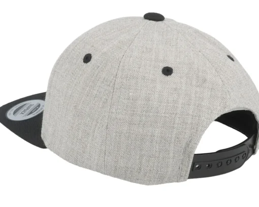 Kids Music Monkey Heather Grey/Black Snapback - Kiddo Cap
