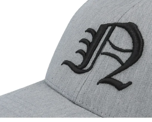 Kids N Letter 3d Heather Grey Adjustable - Kiddo Cap
