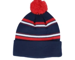 Kids New Orleans Pelicans Jacquard Cuffed Knit Navy Pom - Outerstuff