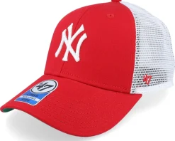 Kids New York Yankees Branson Mvp Red/White Trucker - 47 Brand