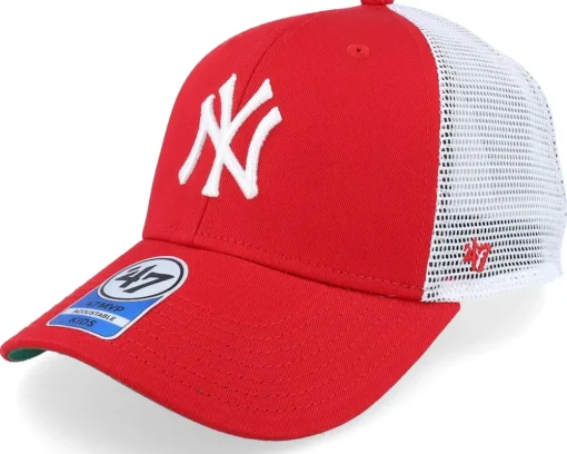 Kids New York Yankees Branson Mvp Red/White Trucker - 47 Brand