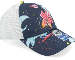 Kids New York Yankees MLB Dino 47 Clean Up Navy Trucker - 47 Brand