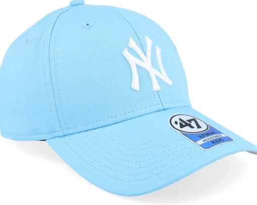 Kids New York Yankees Raised Basic Mvp Columbia Adjustable - 47 Brand