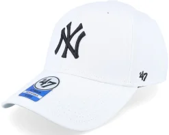 Kids New York Yankees Raised Basic Mvp White Adjustable - 47 Brand