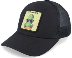 Kids No Hugs Cactus Dark Caramel/Black Trucker - Kiddo Cap
