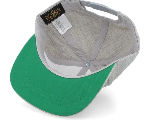 Kids Ny Red Force Heather Grey Snapback - Kiddo Cap