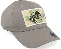 Kids Old Tractor Big Patch Grey Flexfit - Kiddo Cap